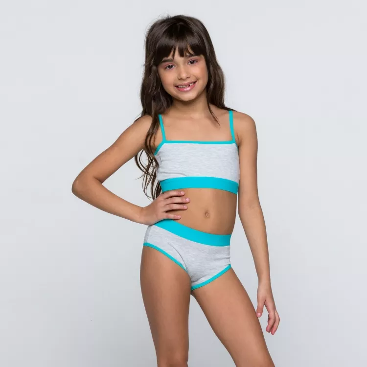 Top Infantil Mescla Conforto