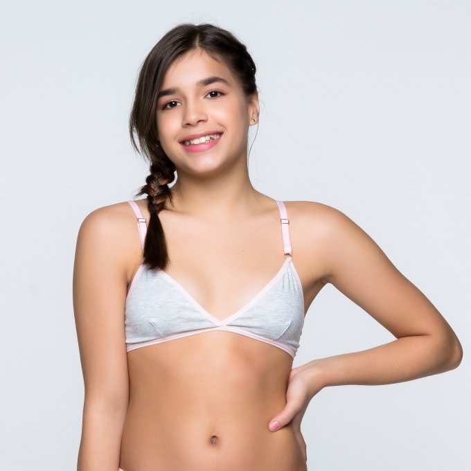 Sutiã Menina Moça Mescla Conforto