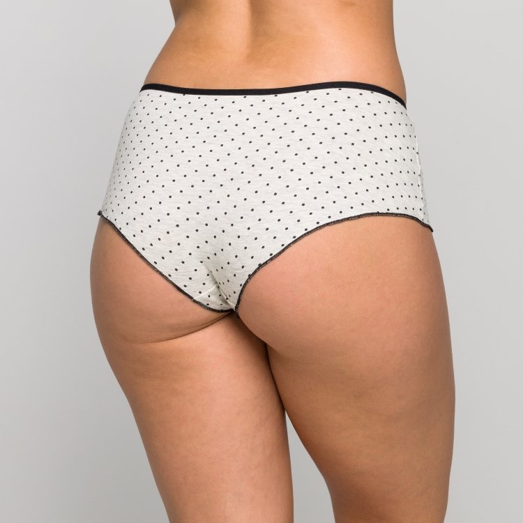 Kit com 3 Calcinhas Poá Short Tati de Algodão