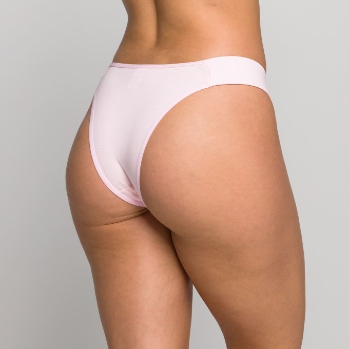 Calcinha Algodão Modelo Tanga Elástico Embutido
