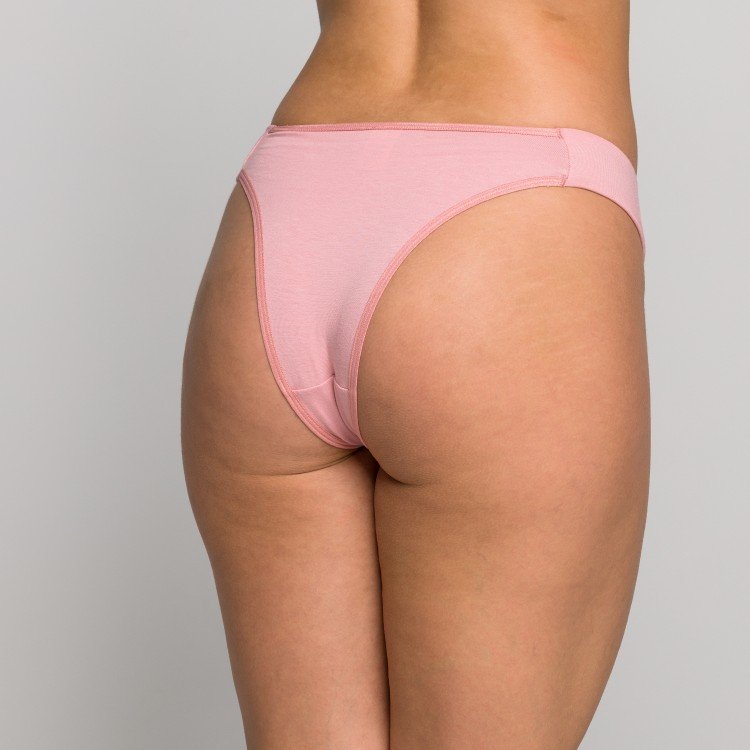 Calcinha Algodão Modelo Tanga Elástico Embutido
