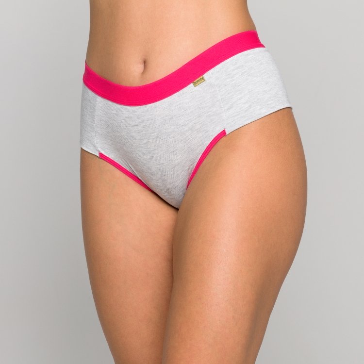Calcinha  viscose modelo tanga pala dupla elástico sustentação