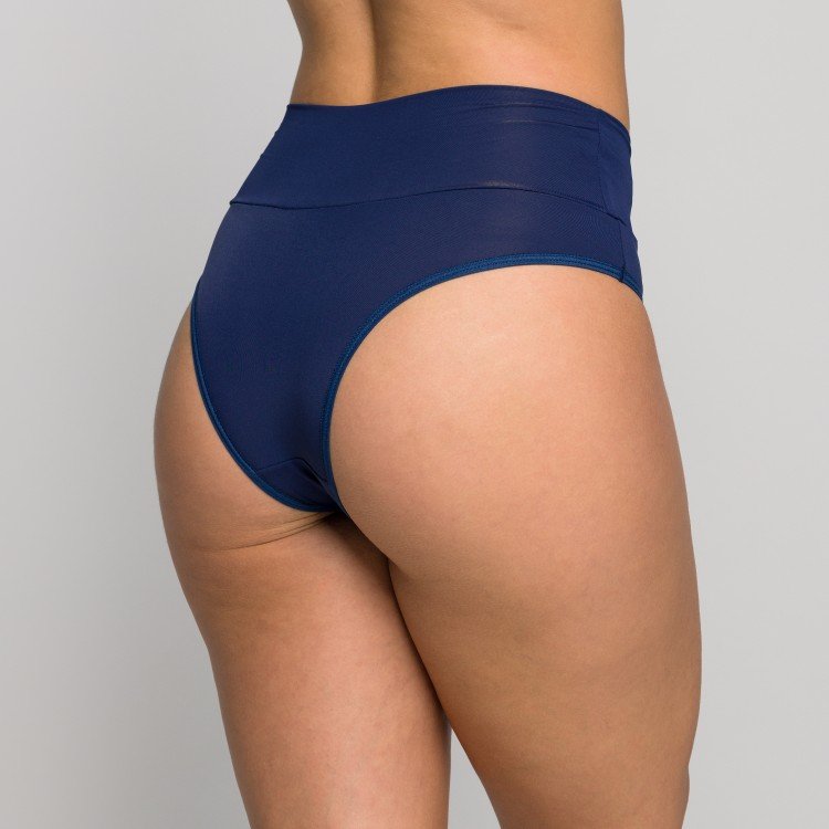 Calcinha Poliamida Modelo Tanga Feminina Cós Duplo