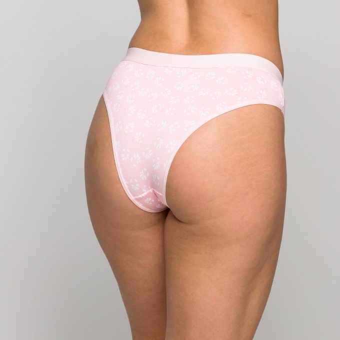 Calcinha Poliamida Modelo Tanga Estampada Lingerie