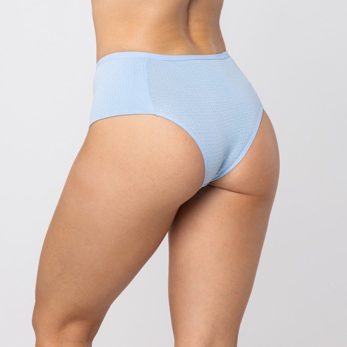 Calcinha em algodão oxigênio modelo tanga pala dupla