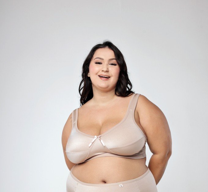Sutiã Poliamida Lumine  Plus Size Sem Bojo Alça Conforto